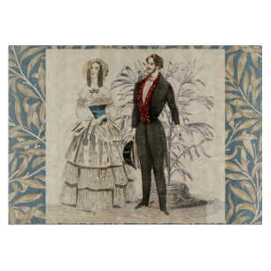 Vintage- Hochzeitsillustration aus dem viktorianis Schneidebrett