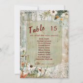 Vintage Hochzeitskarte für Lace & Daisies Einladung (Vorderseite)