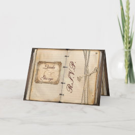 Vintage Hochzeitskarten Einladung