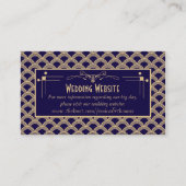 Vintage Hochzeitskollektion Art Déco Gatsby von 19 Begleitkarte (Vorderseite)