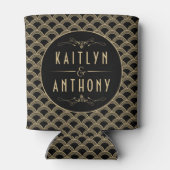 Vintage Hochzeitskollektion Art Déco Gatsby von 19 Dosenkühler (Rückseite)