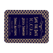 Vintage Hochzeitskollektion Art Déco Gatsby von 19 Magnet (Horizontal)