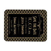 Vintage Hochzeitskollektion Art Déco Gatsby von 19 Magnet (Horizontal)