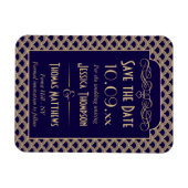 Vintage Hochzeitskollektion Art Déco Gatsby von 19 Magnet (Horizontal)