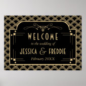 Vintage Hochzeitskollektion Art Déco Gatsby von 19 Poster (Vorne)