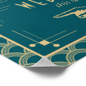 Vintage Hochzeitskollektion Art Déco Gatsby von 19 Poster (Ecke)