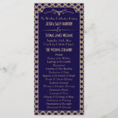 Vintage Hochzeitskollektion Art Déco Gatsby von 19 Programm (Vorderseite)