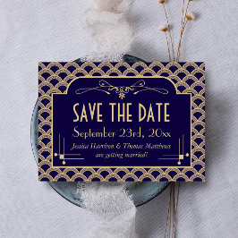 Vintage Hochzeitskollektion Art Déco Gatsby von 19 Save The Date
