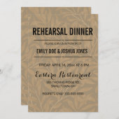 Vintage Hochzeitskunst von 1844 Einladung (Vorne/Hinten)