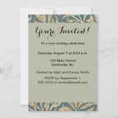 Vintage Hochzeitskunst von 1844 Einladung (Vorderseite)