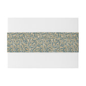 Vintage Hochzeitskunst von 1844 Einladungsbanderole (Rückseitenbeispiel)