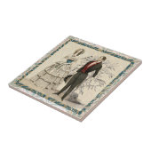 Vintage Hochzeitskunst von 1844 Fliese (Seite)