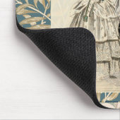 Vintage Hochzeitskunst von 1844 Mousepad (Ecke)