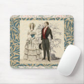 Vintage Hochzeitskunst von 1844 Mousepad (Mit Mouse)