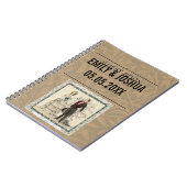 Vintage Hochzeitskunst von 1844 Notizblock (Linke Seite)