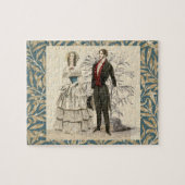 Vintage Hochzeitskunst von 1844 Puzzle (Horizontal)