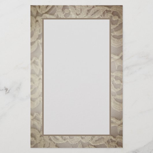 Vintage Hochzeitspapier Briefpapier (Vorderseite)