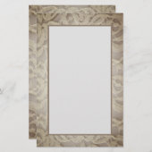 Vintage Hochzeitspapier Briefpapier (Vorne/Hinten)