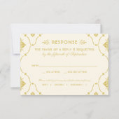 Vintage Hochzeitsreise mit dem Ausland RSVP Karte (Vorderseite)