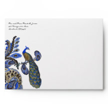 Vintage Hochzeitsumschläge der Blauen Navy von Lap
