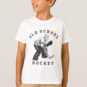 Vintage-Hockey-Größe Ehemalige Torhüter Torhüter-L T-Shirt
