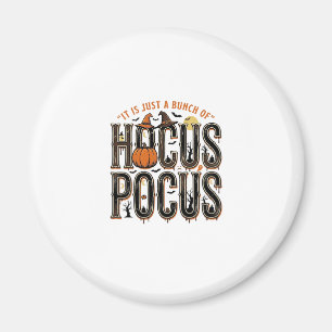 Vintage-Hocus-Pocus-Halloween-Kürbis-Shirt-Design Magnet