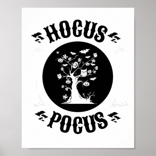 Vintage Hocus Pocus Halloween Poster (Vorne)