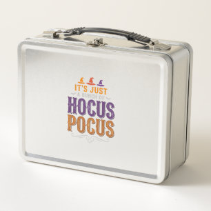 Vintage Hocus Pocus Halloween-Schriftdesign_1 Metall Brotdose