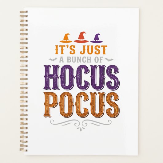 Vintage Hocus Pocus Halloween-Schriftdesign_1 Planer (Vorderseite)