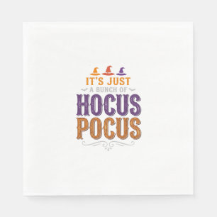 Vintage Hocus Pocus Halloween-Schriftdesign_1 Serviette