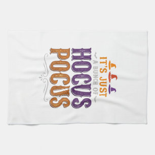 Vintage Hocus Pocus Halloween-Schriftzug Design_1 Geschirrtuch