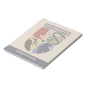 Vintage HOGWARTS™ Geprägtes Wappen Notizblock (Rotiert)
