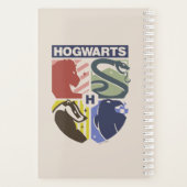 Vintage HOGWARTS™ gestempeltes Wappen Planer (Rückseite)