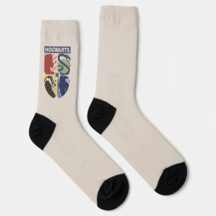 Vintage HOGWARTS™ gestempeltes Wappen Socken