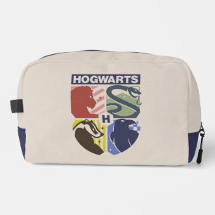 Vintage HOGWARTS™ gestempeltes Wappen Waschbeutel