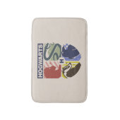 Vintage HOGWARTS™ Stamped Crest Badematte (Vorderseite Vertikal)