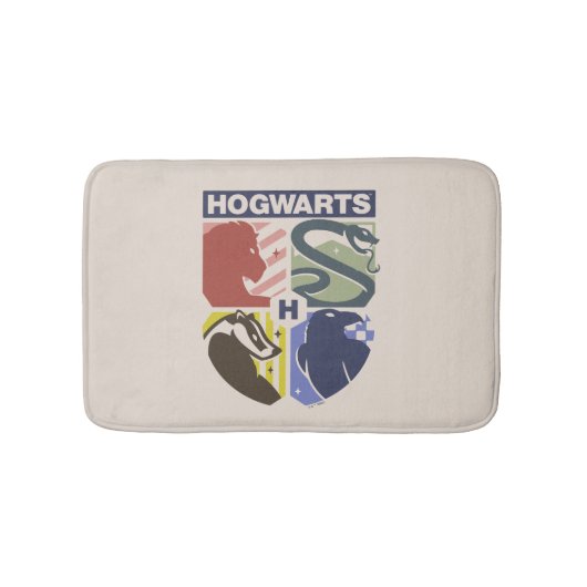 Vintage HOGWARTS™ Stamped Crest Badematte (Vorderseite)