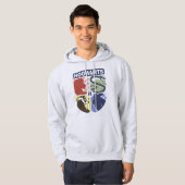 Vintage HOGWARTS™ Stamped Crest Hoodie (Vorne ganz)
