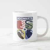 Vintage HOGWARTS™ Stamped Crest Jumbo-Tasse (Rechts)