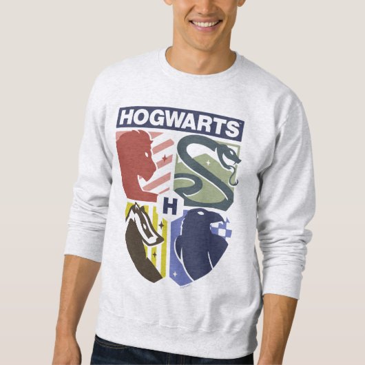 Vintage HOGWARTS™ Stamped Crest Sweatshirt (Vorderseite)