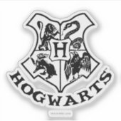 Vintage HOGWARTS™-Wappen Aufkleber (Vorderseite)