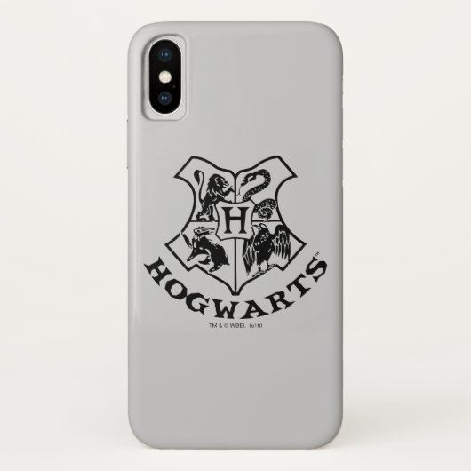 Vintage HOGWARTS™-Wappen Case-Mate iPhone Hülle (Rückseite)