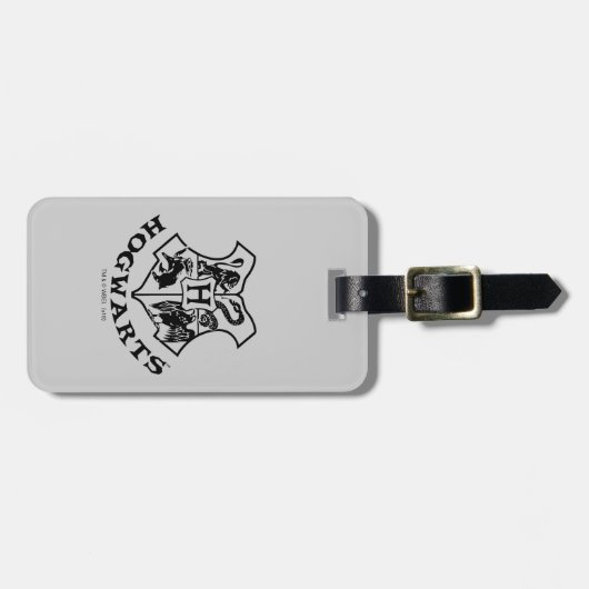 Vintage HOGWARTS™-Wappen Gepäckanhänger (Vorderseite horizontal)
