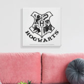 Vintage HOGWARTS™-Wappen Leinwanddruck (Insitu (Wohnzimmer))