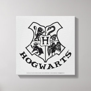 Vintage HOGWARTS™-Wappen Leinwanddruck