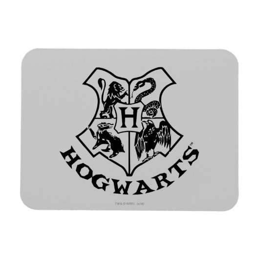 Vintage HOGWARTS™-Wappen Magnet (Horizontal)