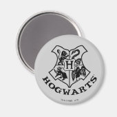 Vintage HOGWARTS™-Wappen Magnet (Vorderseite/Rückseite)