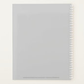 Vintage HOGWARTS™-Wappen Planer (Rückseite)