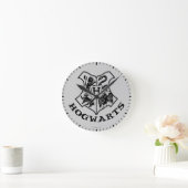 Vintage HOGWARTS™-Wappen Runde Wanduhr (Zuhause)