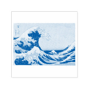 VINTAGE-HOKUSAI-UKIYO-DRUCK-STEMPEL AUS GUMMI PERMASTEMPEL